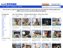 Tablet Screenshot of gaydudes.com